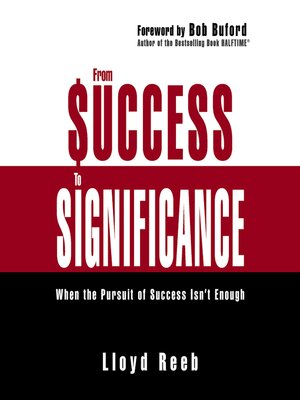cover image of From Success to Significance